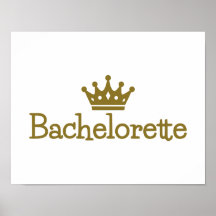 Bachelorette crown posters