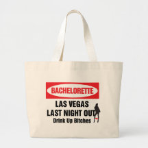 Bachelorette las vegas last night out canvas bag