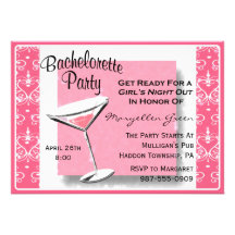 Bachelorette Party Invitation-Easy to Customise!