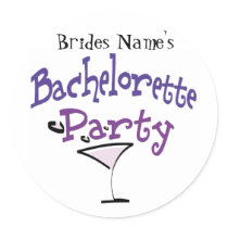 Bachelorette Party Stickers