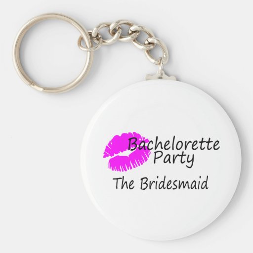 Bachelorette Party The Bridesmaid Key Chains