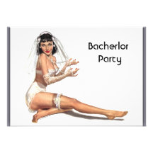 Bacherlor Party Invitation, Announcement, & Invite