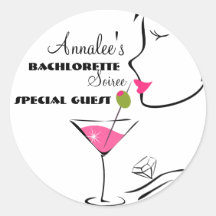 Bachlorette Martini Sticker
