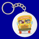 BACK SCHOOL SCHOOLBUS BUS STUDENTS TRANSPORTATION keychains