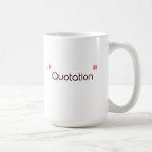 Back to School: Quotation Mugs