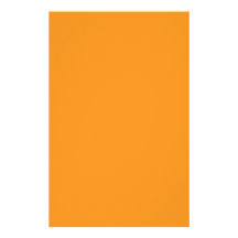 Background Colour - Orange Custom Stationery