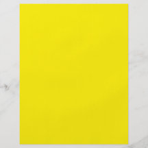 Background Colour - Yellow Full Color Flyer