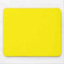 Background Colour - Yellow Mouse Pad