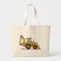 Backhoe Digger Loader Construction Bags/Totes