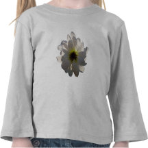 Backlit White Daisy Kids Tees