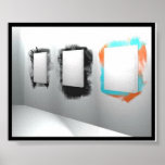 Backwards Paintings Posters