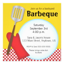 Backyard Barbeque invitation