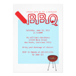 Backyard BBQ Custom Announcement