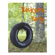 Backyard Party Invitation
