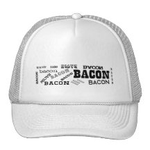 Bacon Bacon Bacon Mesh Hats