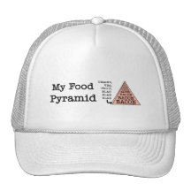 Bacon Food Pyramid Hat