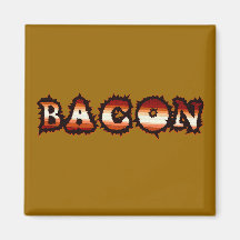 BACON Frenzy Fot Refrigerator Magnet