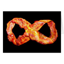 Bacon Infinity Greeting Card