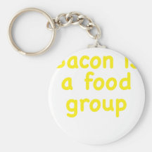 Bacon is a Food Group Key Chain