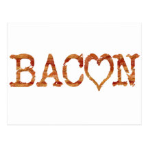 Bacon LOVE Post Card