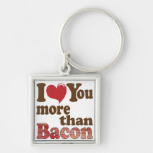 Bacon Lover Key Chain