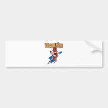 Bacon Man Bumper Sticker