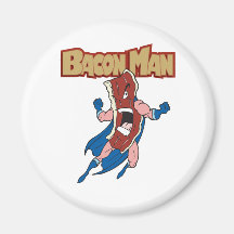 Bacon Man Magnets
