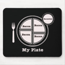 Bacon My Plate Mouse Pads