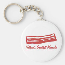 bacon nature's greatest miracle keychain