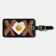 Bacon X O X LOVE Tag For Luggage