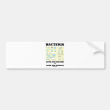 Bacteria Some Are Enemies & Some Are Friends Bumper Sticker