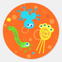Bacteria Sticker