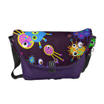 Bacteria Wallpaper Courier Bag
