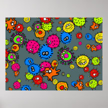 Bacteria Wallpaper Posters