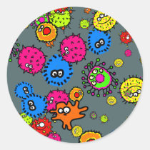 Bacteria Wallpaper stickers