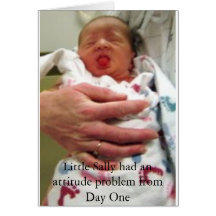 bad attitude greeting cards