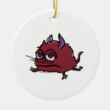 bad day christmas tree ornament