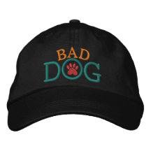 Bad DOG Cap ! Embroidered Hat