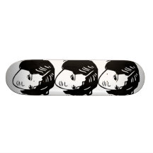 Bad Hair Day Woman Skate Deck
