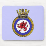 Badge of HMS Drake Mouse Pads