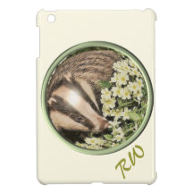 Badger on the Primrose Bank iPad Mini Covers