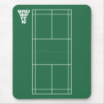 Badminton Court Mousepad