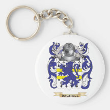 Bagnall Coat of Arms (Family Crest) Key Chain