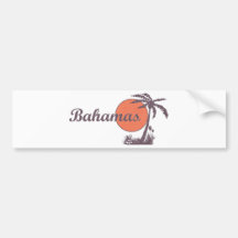 Bahama Worn Bumper Stickers