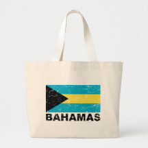 Bahamas Vintage Flag Tote Bag