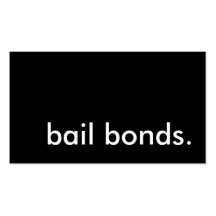 bail bonds. business card templates