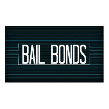 Bail Bonds Elegant Stripe Business Card
