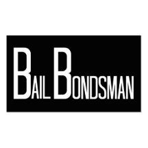 Bail Bondsman Black Simple Business Card