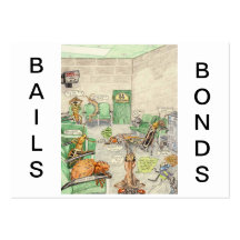 Bails Bonds Business Card