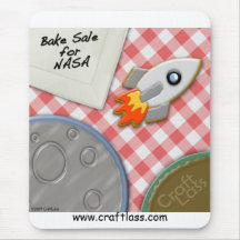 Bake Sale for NASA Mousepad